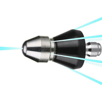 High-Pressure Drain Nozzle Suitable For Sewer Pipe Cleaning With 1 Front & 6 Rear Jets