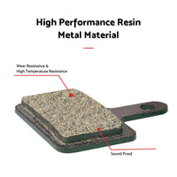 Tektro E10/E11 High Performance Metal Ceramic Brake Pad with Return Spring