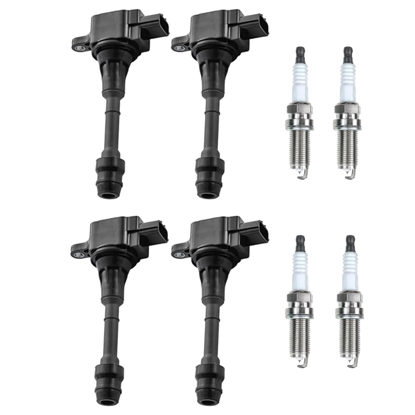 {{ 4x Ignition Coils & 4x Spark Plugs Suitable for Nissan X-Trail T30 224488H315 }} - Buy Car Parts Online at {{ Kaka Auto Parts }}.