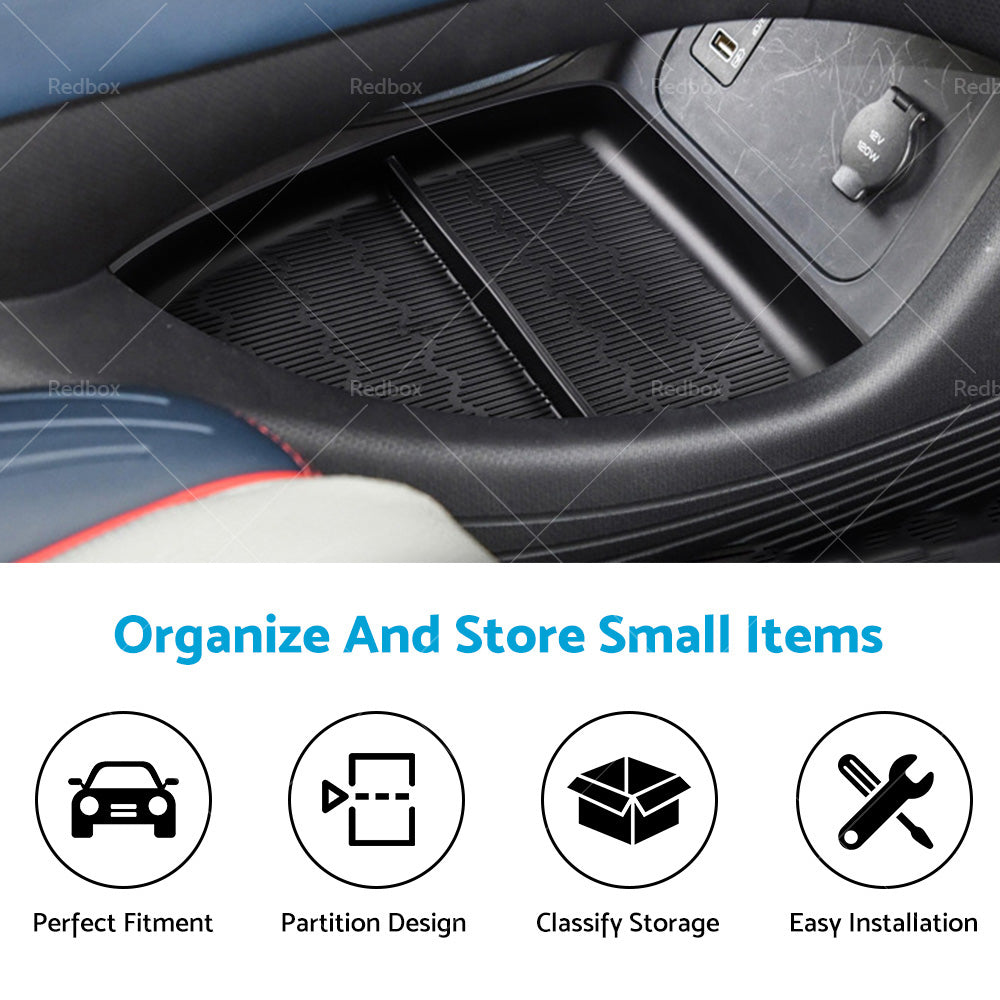 {{ Center Console Organizer Tray Storage Box TPE Interior Suitable For BYD Atto 3 }} - Buy Car Parts Online at {{ Kaka Auto Parts }}.