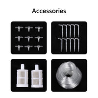 Smart Drip Self-Watering Irrigation Timer Kit 10M Solar-Powered Automatic Plant Watering System