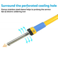 Plastic Welding Soldering Iron Kits Car Bumper Dashboard Kid Repair Welder Tool