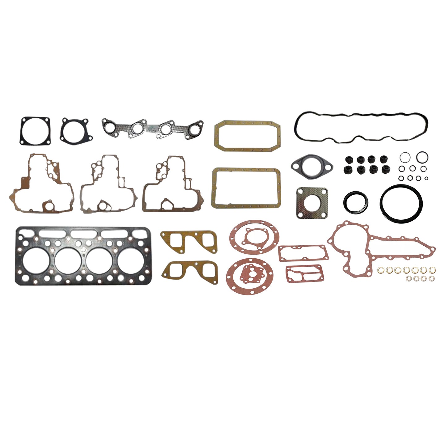 {{ Full Overhaul Gasket Kit Upper Lower Set Suitable for Kubota V1902 15808-03310 }} - Buy Car Parts Online at {{ Kaka Auto Parts }}.