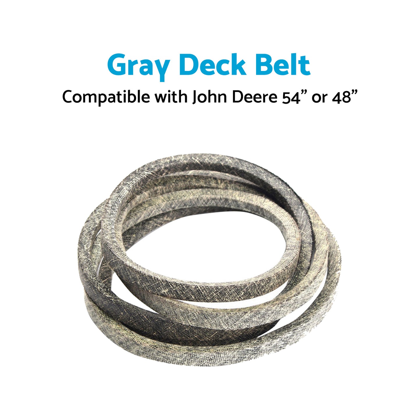 {{ Gray Deck Belt Suitable for John Deere Z425 Z435 Z445 48inchor54inch M158131 M154296 }} - Buy Car Parts Online at {{ Kaka Auto Parts }}.