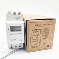 {{ AU Local Digital LCD Power Programmable DIN Rail Timer Time Switch Relay AC 220V }} - Buy Car Parts Online at {{ Kaka Auto Parts }}.