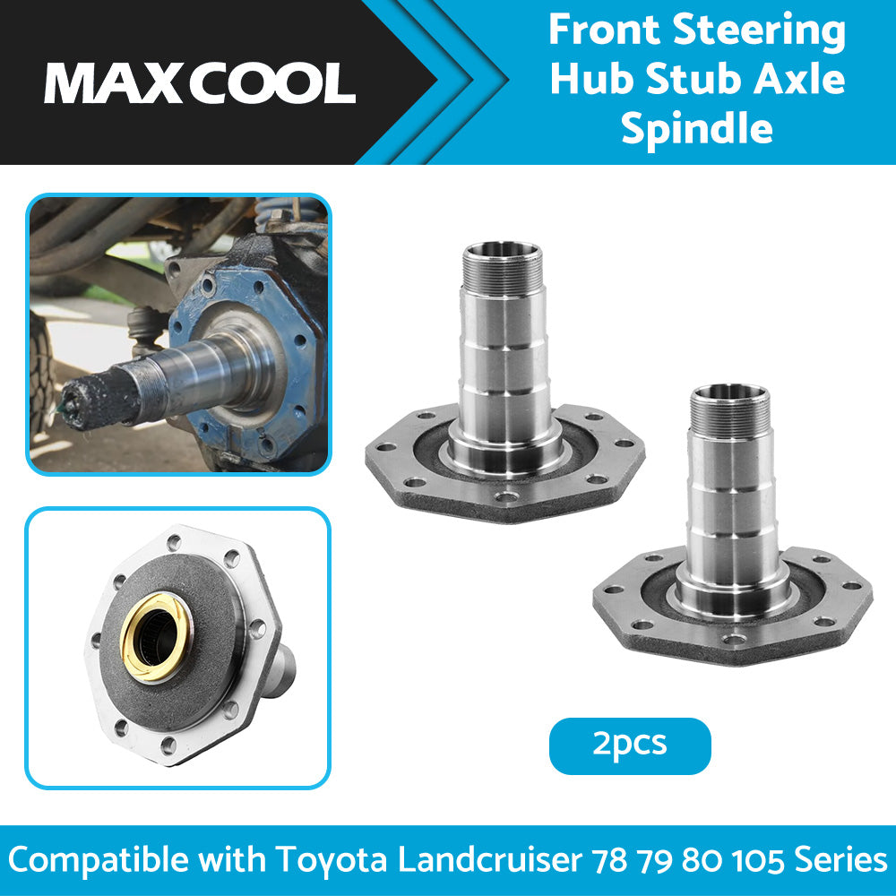 {{ Front Steering Hub Stub Axle Spindle Suitable ForToyota Landcruiser 78 79 80 105 }} - Buy Car Parts Online at {{ Kaka Auto Parts }}.
