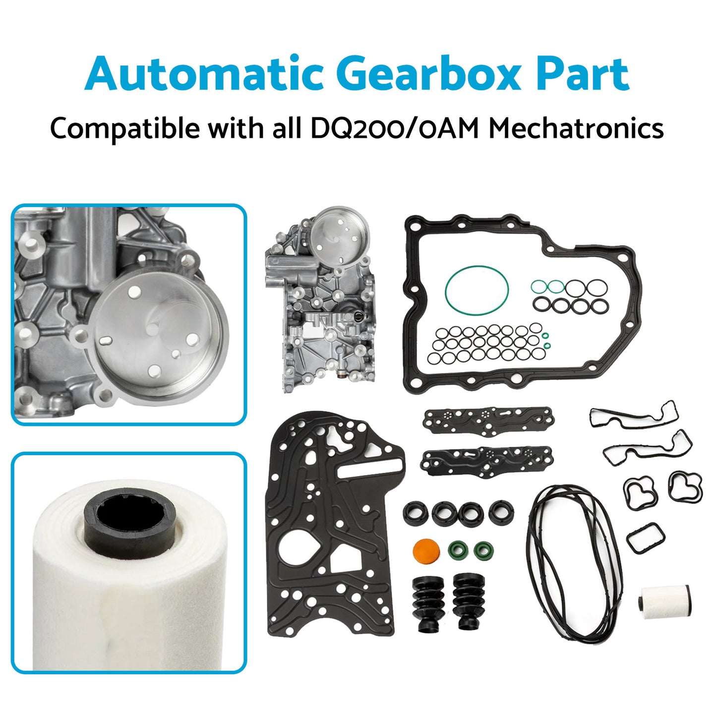 {{ 0AM DQ200 DSG Mechatronic Overhaul Valve Body Repair Kit For Audi VW Seat Skoda }} - Buy Car Parts Online at {{ Kaka Auto Parts }}.