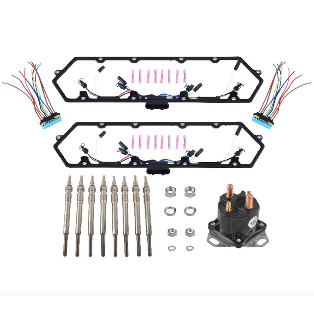 {{ Glow Plug Kit Suitable For Ford 7.3L Diesel F250 F350 E250 E350 Excursion 98–03 }} - Buy Car Parts Online at {{ Kaka Auto Parts }}.