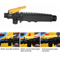 Car Cleaning Wash Brush Tool Long Handle Flow Switch Foam Bottle Professional
