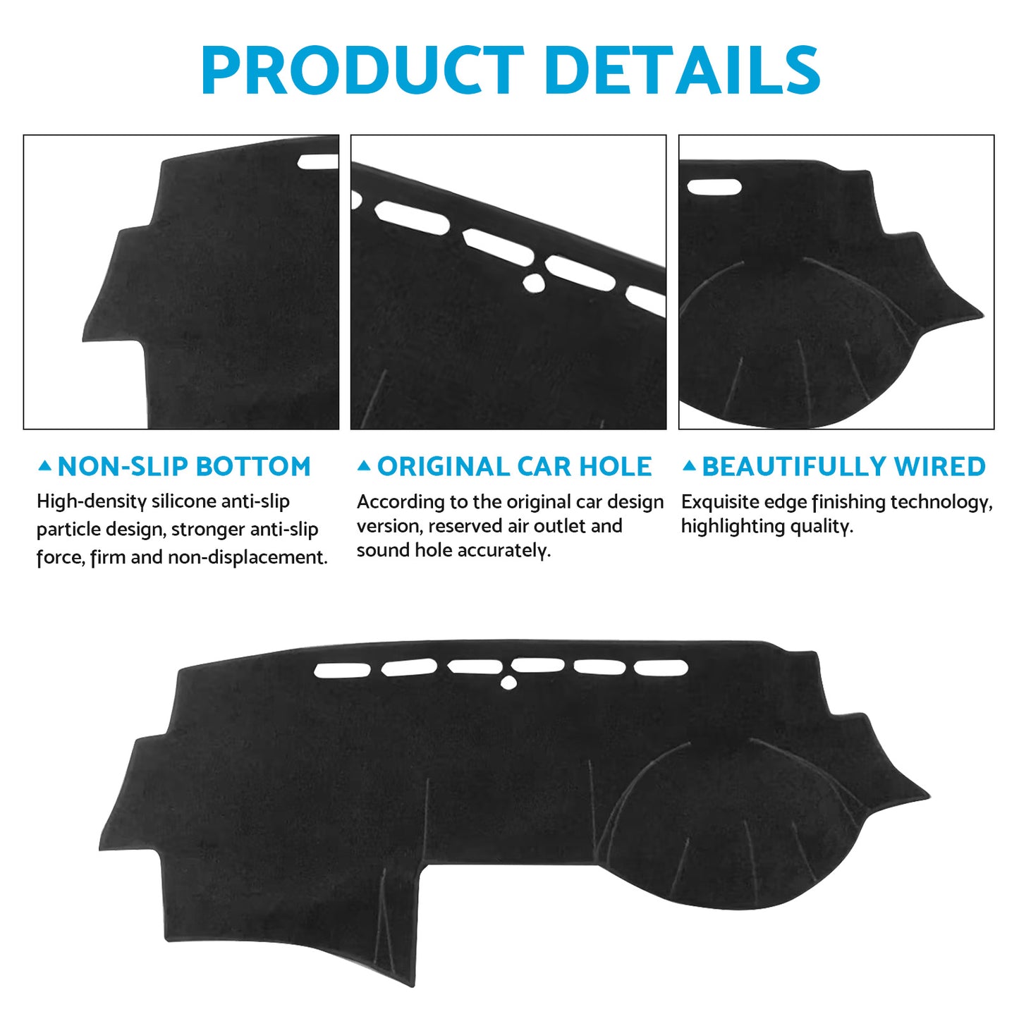 Dash Mat Cover Suitable For Honda Accord Euro CL9 2003-2008 No Sat Nav