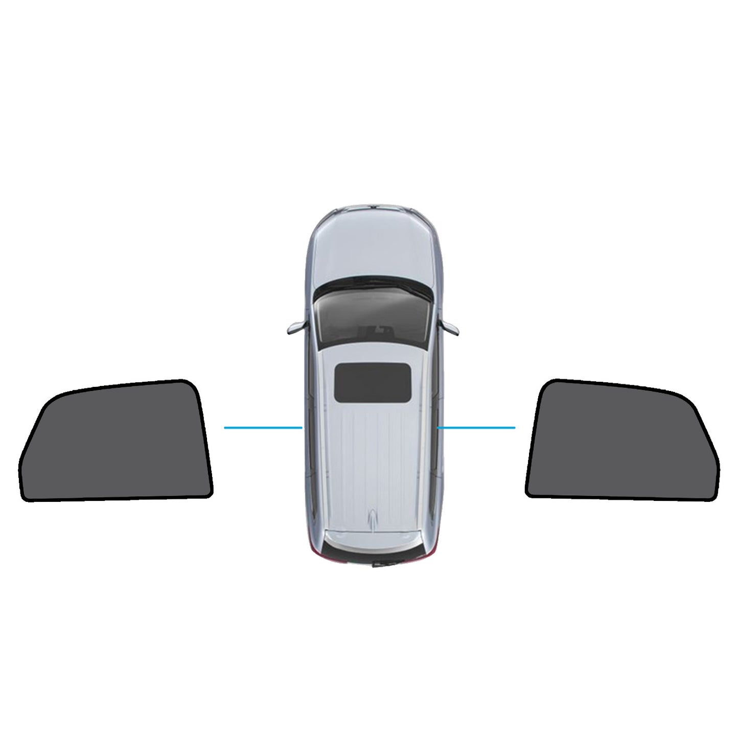 {{ Magnetic Mesh Sun Blind Shades Suitable for Audi Q3 2011-2018 on Front/Rear }} - Buy Car Parts Online at {{ Kaka Auto Parts }}.