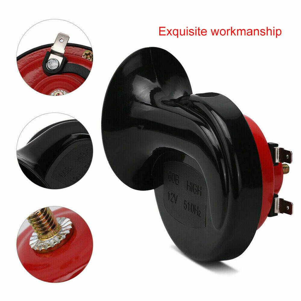 {{ 1 Pair 12V 300DB Super Train Horn For Trucks SUV Car Boat Motorcycles Speaker }} - Buy Car Parts Online at {{ Kaka Auto Parts }}.