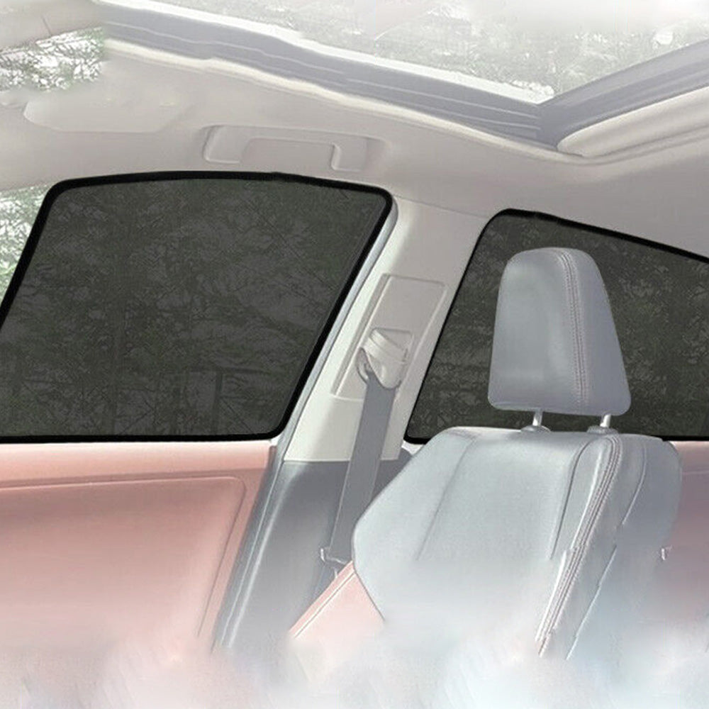 Car Window Magnetic Mesh Sun Shade Suitable For Toyota RAV4 40 Series