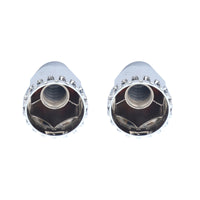 20x Nut Cover Screw Cap Chrome 33mm Suitable For Kenworth / Freightliner / Western Star Trucks