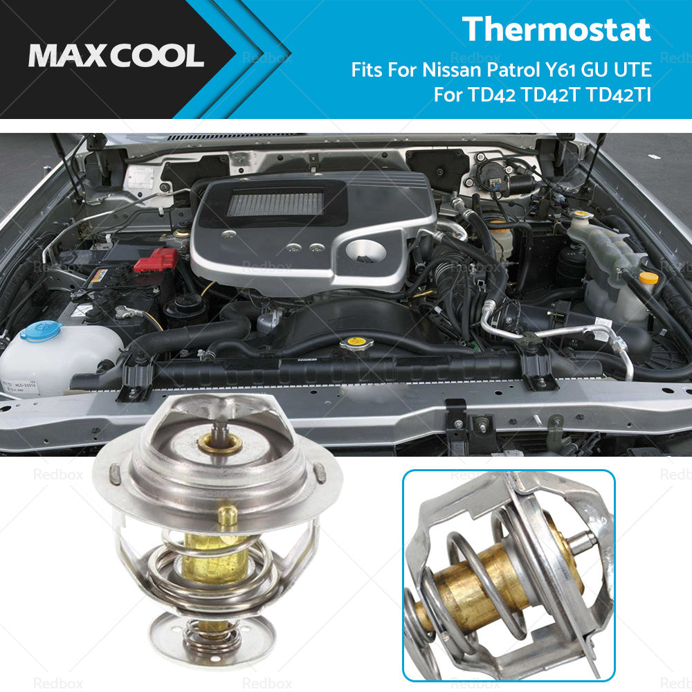 {{ Thermostat For Nissan Patrol Y61 GU UTE TD42 TD42T TD42TI Diesel Engine 98-12 }} - Buy Car Parts Online at {{ Kaka Auto Parts }}.