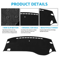 Non-Slip Dash Mat Suitable for Honda Odyssey RC 2.4L 2014-2019 Dashboard Cover