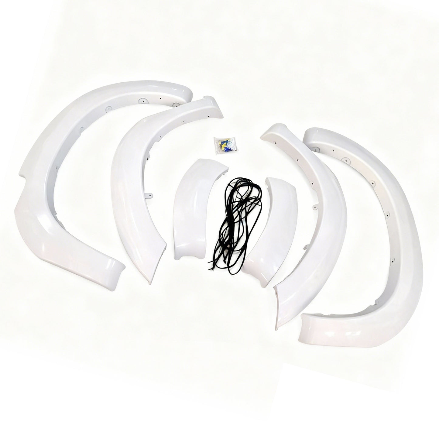 {{ White Fender Flares 6 Inch 6pcs Suitable for Toyota Hilux SR5 SR 2011-2014 }} - Buy Car Parts Online at {{ Kaka Auto Parts }}.