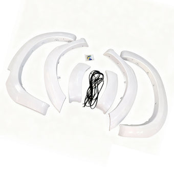 compare product White Fender Flares 6 Inch 6pcs Suitable for Toyota Hilux SR5 SR 2011-2014