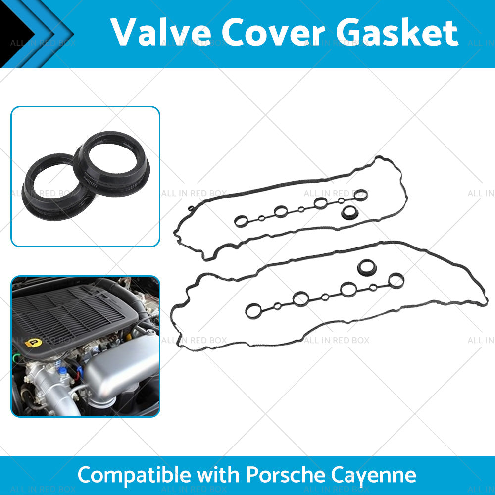 {{ Left Right Valve Cover Gasket Spark Plug Seals Cam Gasket Suitable for Cayenne }} - Buy Car Parts Online at {{ Kaka Auto Parts }}.