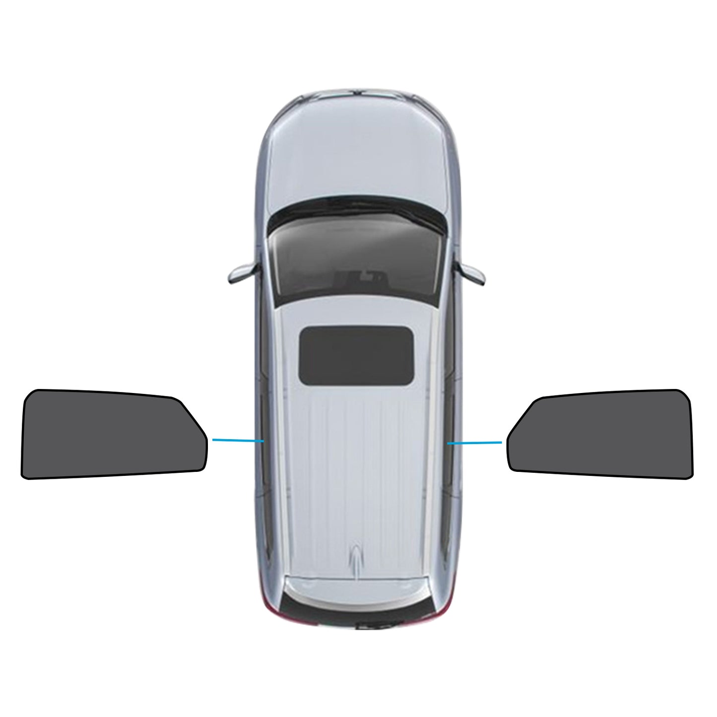 {{ Car Window Magnetic Mesh Sun Blind Shades Suitable for MG4 2023-2025 }} - Buy Car Parts Online at {{ Kaka Auto Parts }}.