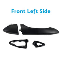Pair Front Right & Left Outer Door Handles Dumb Black Suitable For BMW X5 E53 2000-2006