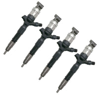 4x Diesel Fuel Injector Suitable For Toyota Hilux & Fortuner KUN26 1KD-FTV D4D 3.0L