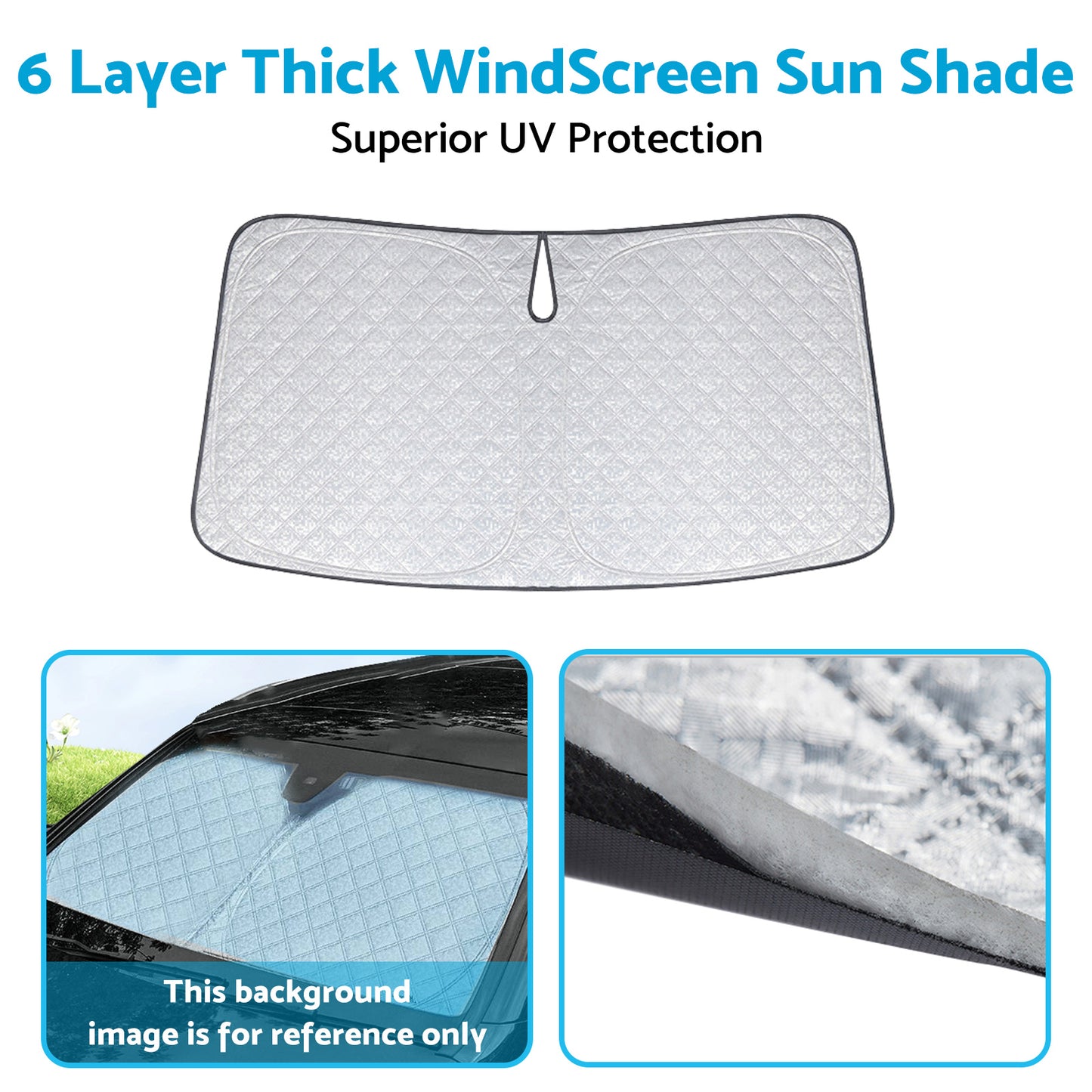 6 Layer Thick Windscreen Sun Shade Suitable For GWM Tank 300 2021-2024