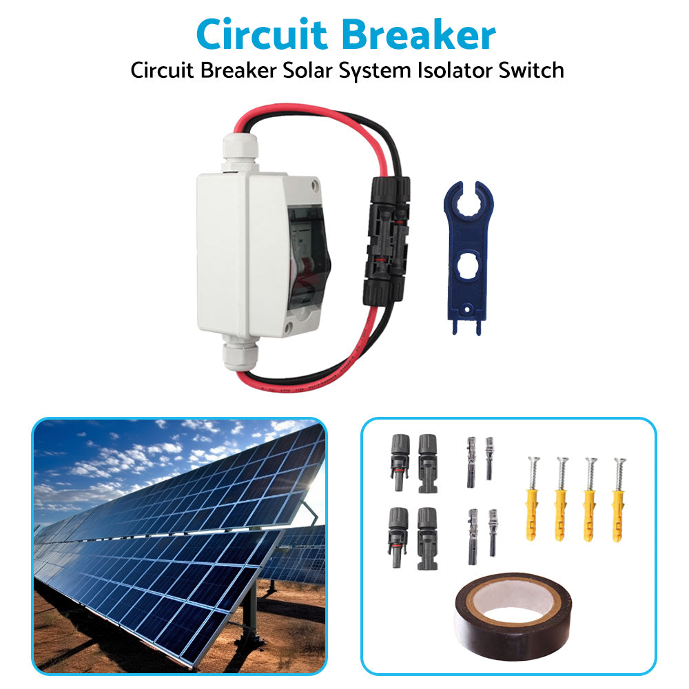 {{ PV Isolator Switch DC 500V 32A IP65 Disconnect Circuit Breaker For Solar-Panels }} - Buy Car Parts Online at {{ Kaka Auto Parts }}.