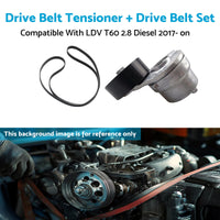 {{ Drive Belt Tensioner + Drive Belt Set Suitable For LDV T60 2.8 Diesel 2017- on }} - Buy Car Parts Online at {{ Kaka Auto Parts }}.