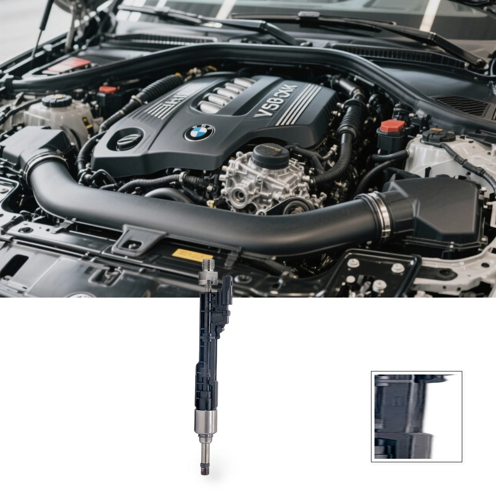Fuel Injector Suitable for BMW N63 S63 750i X5 X6 0261500186 13647645956 - BG1