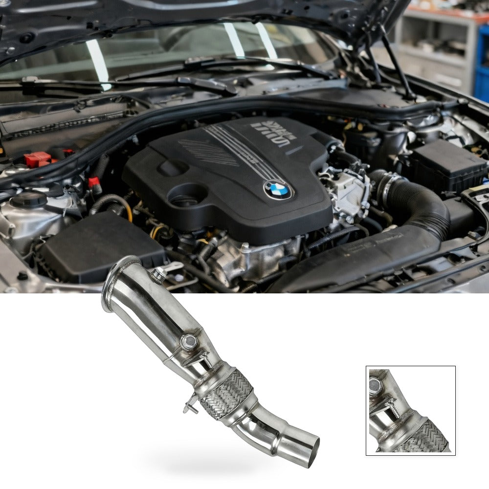 Exhaust Downpipe Suitable for BMW 328i 330i F30 N20 2.0L 2012-2014 DP29347 - BG1