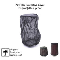 {{ Air Filter Protective Cover Dustproof for High Flow Air Intake Filters Universal }} - Buy Car Parts Online at {{ Kaka Auto Parts }}.
