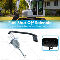 {{ Fuel Shut Off Solenoid Kit Suitable for Bobcat Skid Steer 743 751 753 T190 S185 }} - Buy Car Parts Online at {{ Kaka Auto Parts }}.