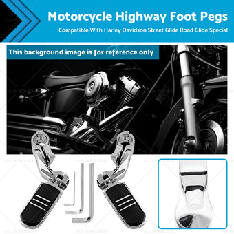 compare product Motorcycle Highway Foot Peg Suitable For Harley Davidson Street Glide Road Glide
