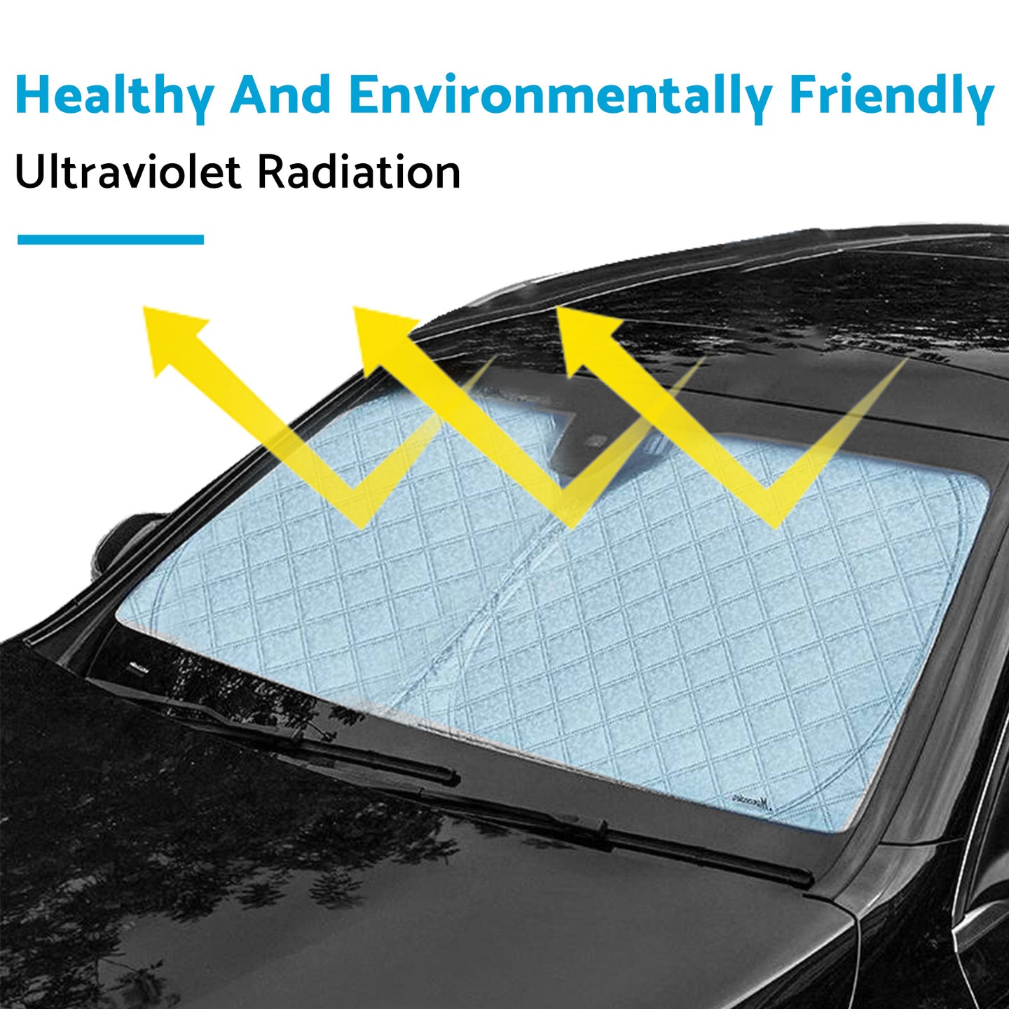 {{ 6 Layer Thick WindScreen SunShade Suitable For Audi A1 2019-2025 UV Protection }} - Buy Car Parts Online at {{ Kaka Auto Parts }}.