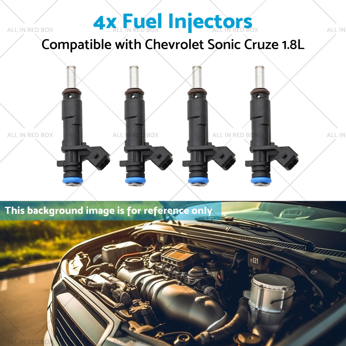 {{ 55570284 2173433 4x Fuel Injectors Suitable for Chevrolet Sonic Cruze 1. 8L 11-16 }} - Buy Car Parts Online at {{ Kaka Auto Parts }}.