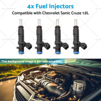 {{ 55570284 2173433 4x Fuel Injectors Suitable for Chevrolet Sonic Cruze 1. 8L 11-16 }} - Buy Car Parts Online at {{ Kaka Auto Parts }}.
