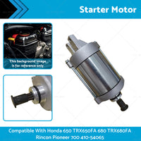 {{ Starter Suitable For Honda 650 TRX650FA TRX680FA Rincon Pioneer 700 410-54065 }} - Buy Car Parts Online at {{ Kaka Auto Parts }}.