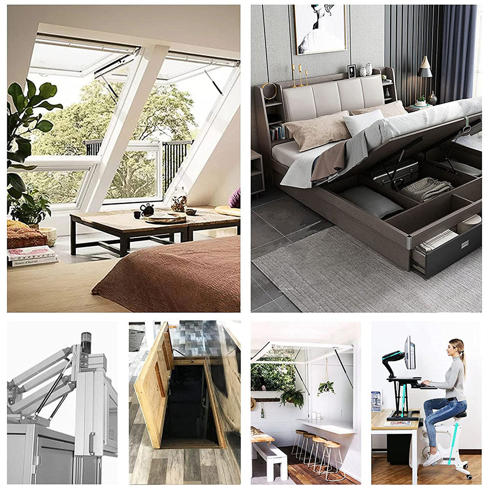 {{ Gas Strut 500mm-350N x2  8mm Shaft  Caravans, Trailers, Canopy, Toolboxes struts }} - Buy Car Parts Online at {{ Kaka Auto Parts }}.