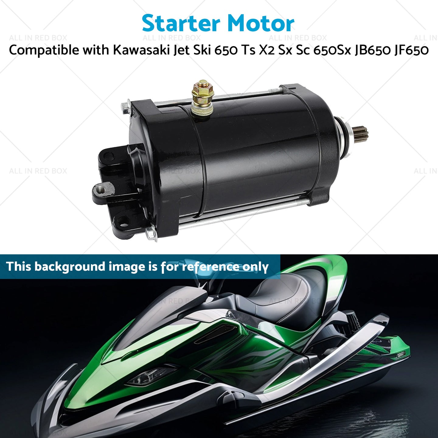{{ Starter Motor Suitable for Kawasaki Jet Ski 650 Ts X2 Sx Sc 650Sx JB650 JF650 }} - Buy Car Parts Online at {{ Kaka Auto Parts }}.