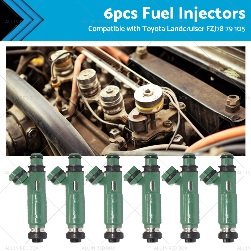 {{ 6PCS Fuel injector Suitable for Toyota Land cruiser FZJ78 79 80 105 4. 5L 1FZ-FE }} - Buy Car Parts Online at {{ Kaka Auto Parts }}.