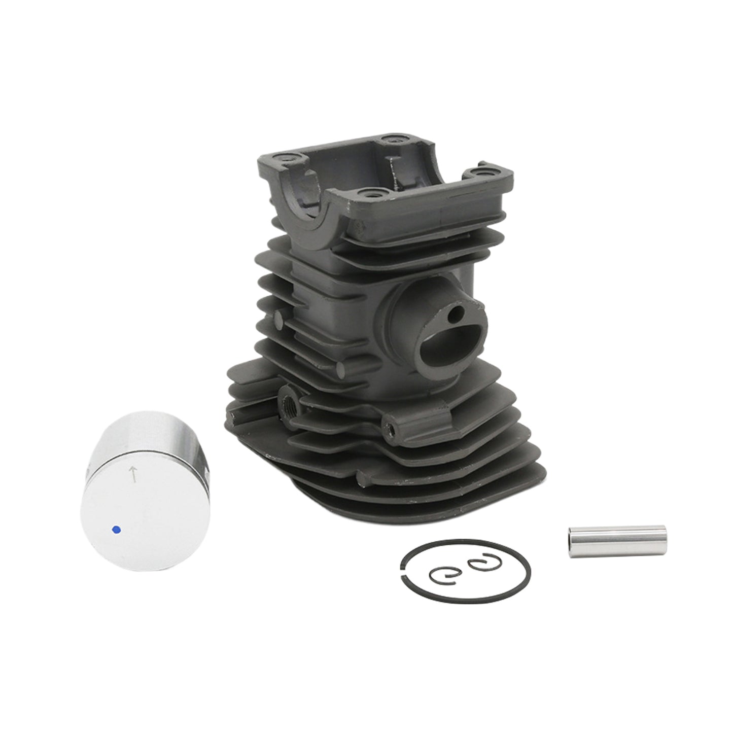 42mm Cylinder Head  and  Piston Pin Ring Kit Suitable for Husqvarna 345 340 Chainsaw