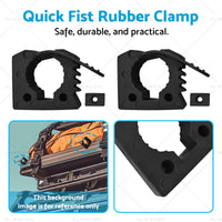 {{ 2x Car Rubber Clamps Bases Adapter 25-45mm Shovel Axe Retainer Fixing Holder }} - Buy Car Parts Online at {{ Kaka Auto Parts }}.