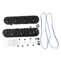 Cast Aluminium Valve Cover with Coil Mounts Suitable for LS LS1 LS2 LS3 LS6 LS7 Engine Valve Cover Black