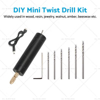 {{ Mini Electric Hand Drill USB Hole Punch DIY Small Jewelry Portable Grinding Tool }} - Buy Car Parts Online at {{ Kaka Auto Parts }}.