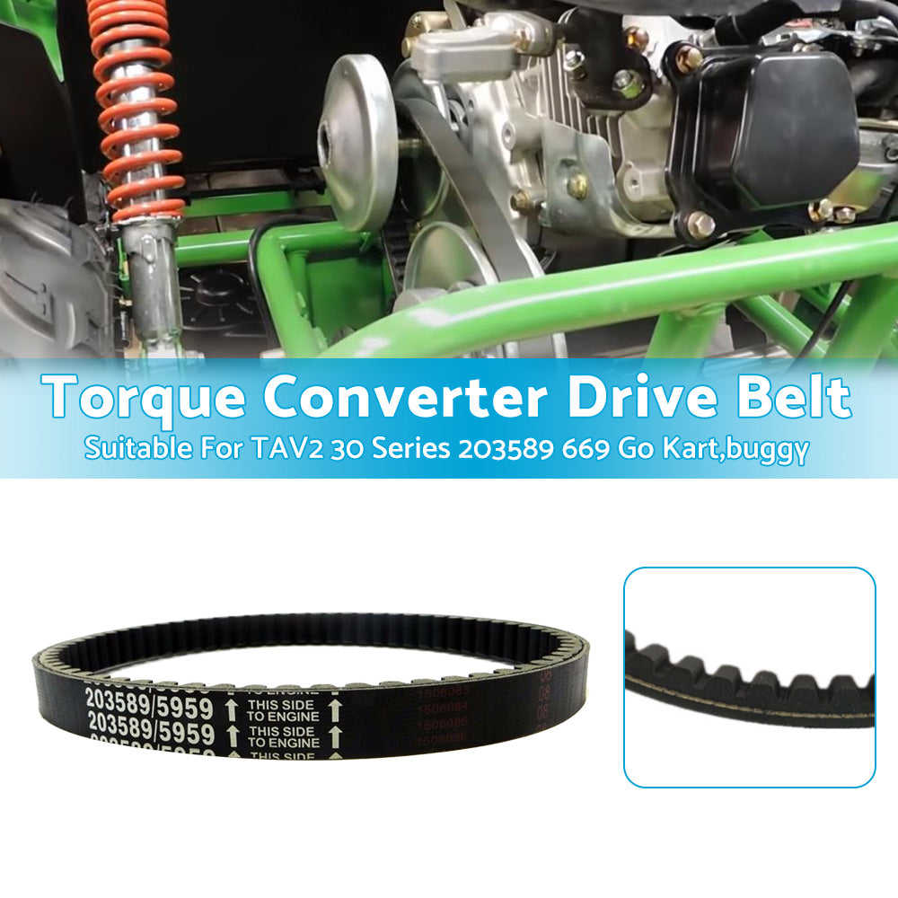 {{ Torque Converter Drive Belt Suitable For TAV2 30 Series 203589 669 Go Kart,buggy }} - Buy Car Parts Online at {{ Kaka Auto Parts }}.