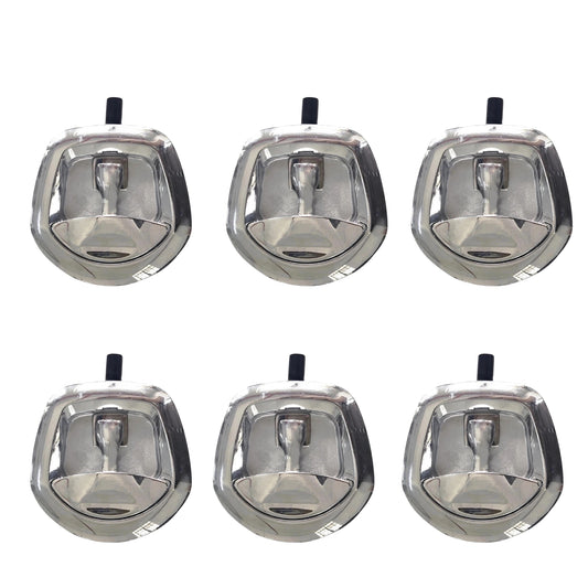 {{ 6 Set Chrome Power Operated Recessed Folding Whale Tail T-Lock Handle Toolbox }} - Buy Car Parts Online at {{ Kaka Auto Parts }}.