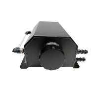Universal 2L Coolant Radiator Overflow Recovery Tank Bottle Aluminum Black