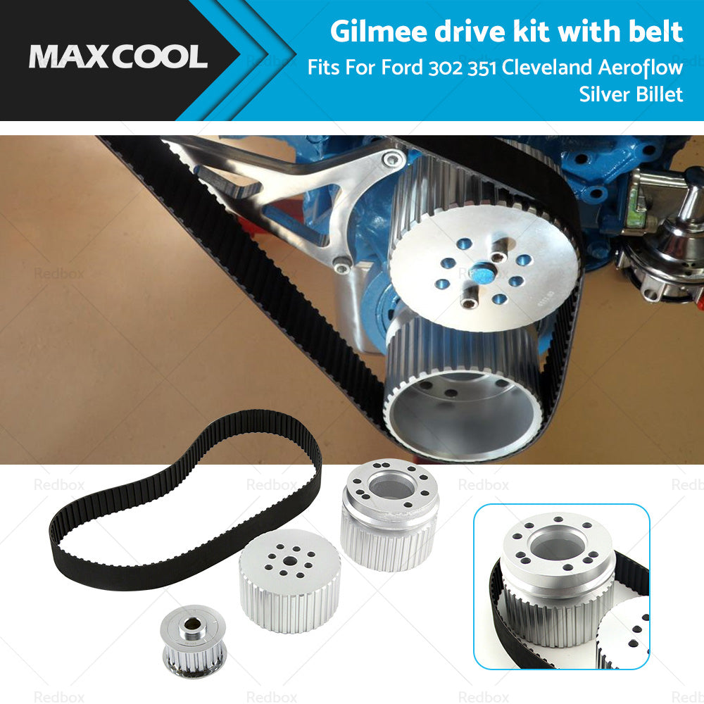 {{ Small Block 302 351C Cleveland Gilmer  and  Belt Drive Pully Kit Suitable for Ford }} - Buy Car Parts Online at {{ Kaka Auto Parts }}.