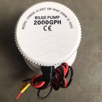 {{ 2000 GPH 12v Boat Marine Plumbing Bilge Water Pump Submersible Electric Pump }} - Buy Car Parts Online at {{ Kaka Auto Parts }}.